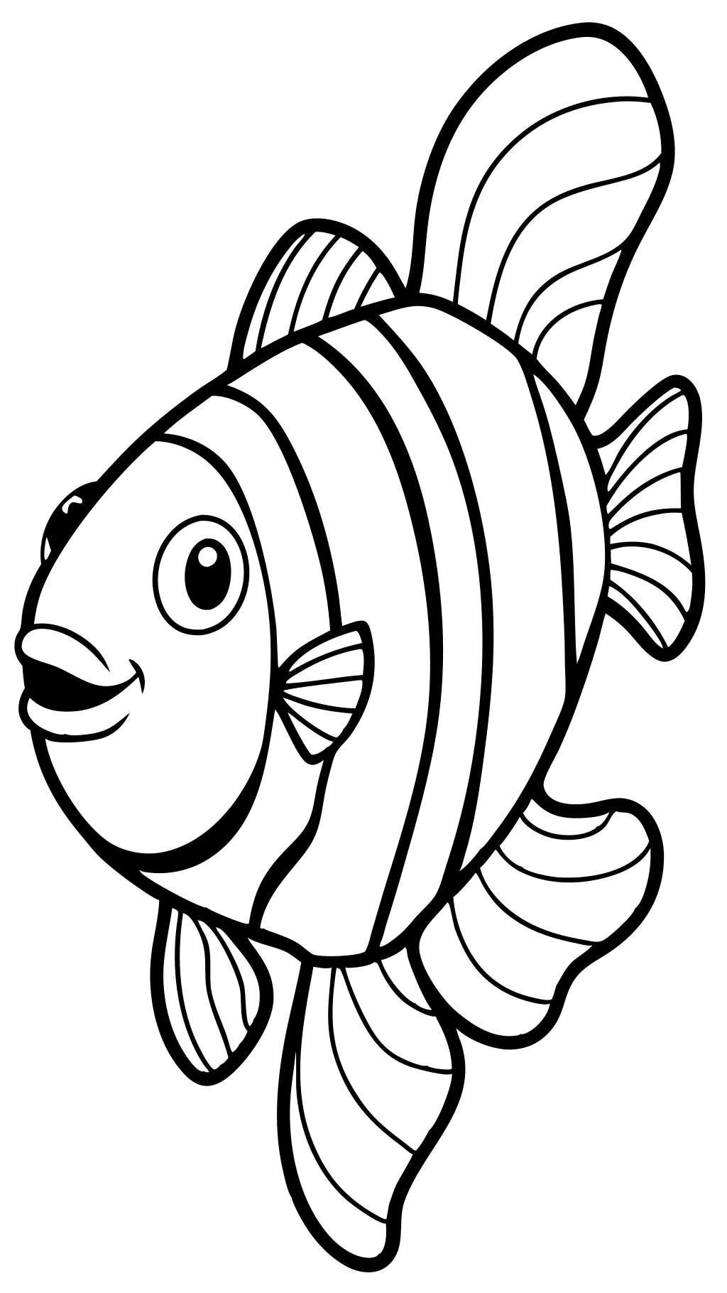 coloriages de poissons réels